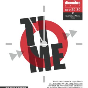 FAP ACLI e Giovani Acli: spettacolo teatrale TIME Tina Anselmi e Antonio Megalizzi in dialogo.