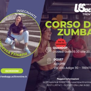 Corso di Zumba con Vanessa Frisano