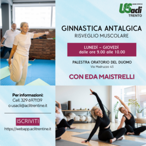 Ginnastica antalgica e risveglio muscolare con Eda Maistrelli